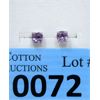 Image 1 : New Sterling Silver Amethyst Earrings 