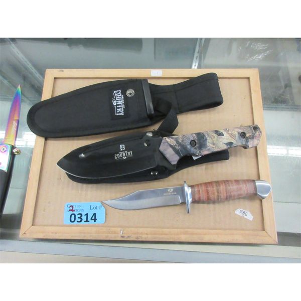 New Gut Knife & 4" Blade Knife