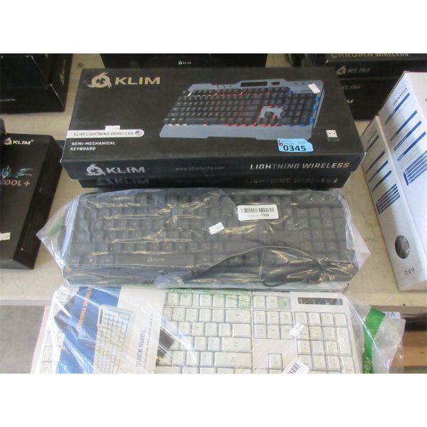 6 Assorted Klim Keyboards