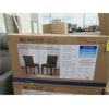 Image 1 : 2 Pack of Grey Bonded Leather Dining Chairs