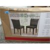 Image 1 : 2-Pack of Grey Bonded Leather Dining Chairs