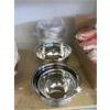 Image 1 : 3 Sets of 3 Stainless Steel Mixing Bowls 