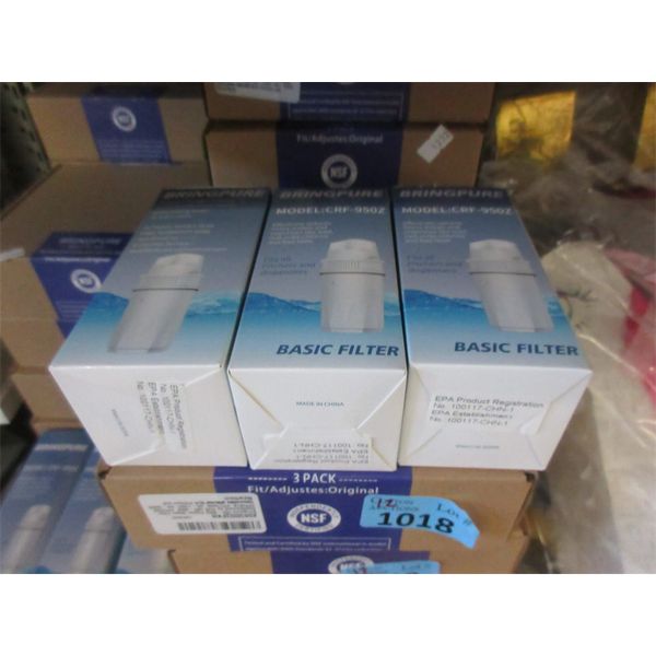 12 Packs of 3 Bring Pure Water Filters - CRF-950Z