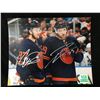 Image 1 : CONNOR MCDAVID AND LEON DRAISAITL DUAL SIGNED 8 X 10 (GCG HOLO)