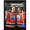 Image 1 : WAYNE GRETZKY AND CONNOR MCDAVID DUEL SIGNED 8X 10 (GCG HOLO_