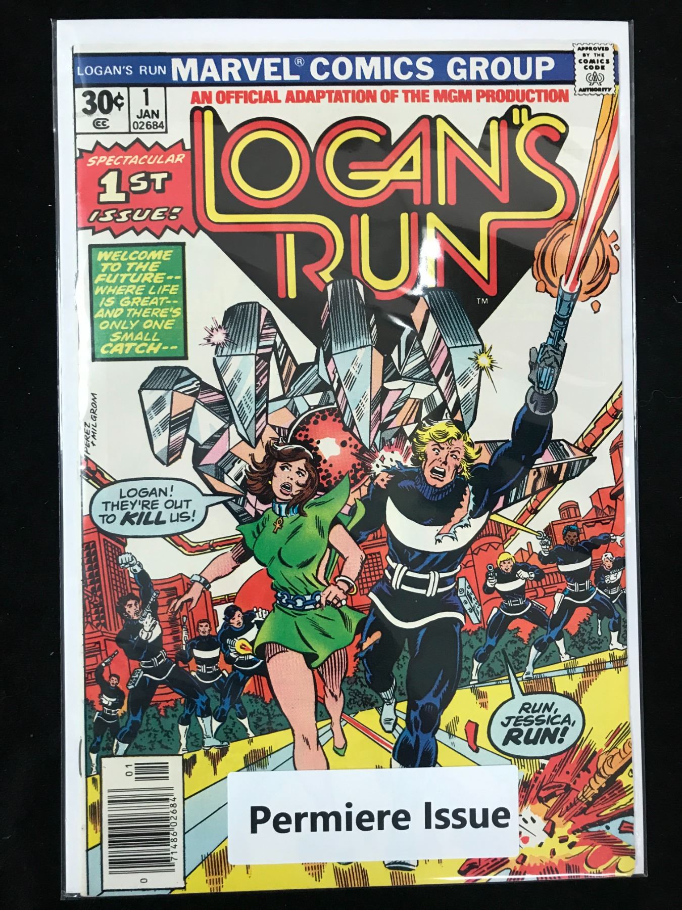 MARVEL ISSUE #1 LOGAN'S RUN (PREMIER ISSUE)