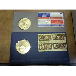 2 US Mint FDC With Medals