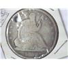 1856-O Seated Liberty Half Dollar (Holed)