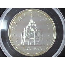 1976 Canada Parliment Library  Dollar (Specimen)