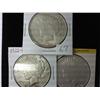 1922, 22-D And 22-S Peace Silver Dollars