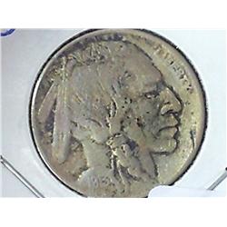 1913-D Type One Buffalo Nickel (VF) Pitted