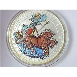 1999 Colorized Britannia Two Pounds