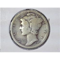 1917 Mercury Dime