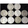 Image 1 : 10 Assorted Jefferson War Nickels (35% Silver)