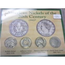 American Nickels Of The 20th Century (In Case)