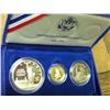 Image 1 : 1986 Statue Of Liberty 3 Coin Set (In Box W/Paper)
