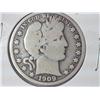 Image 1 : 1909-O Barber Half Dollar (VG)