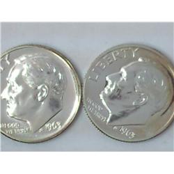 2-1963 Roosevelt Dimes (Gem Proof)