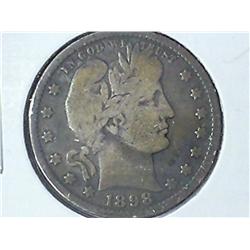 1898 Barber Quarter