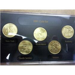 2001 Gold Plated State Quarter Collection