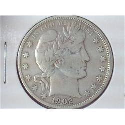 1902-O Barber Half Dollar (Fine)