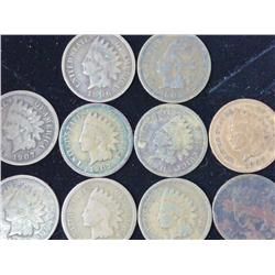 10-1900's Indian Head Cents