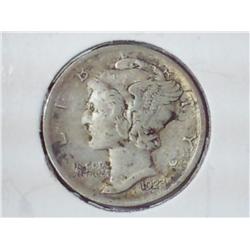 1923 Mercury Dime