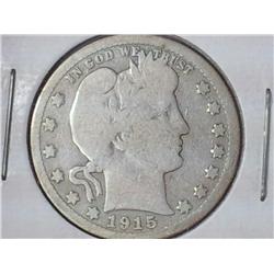 1915-P Barber Quarter