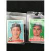 Image 1 : VINTAGE MLB BASEBALL 2 CARD LOT