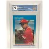 Image 1 : 1987 FLEER BARRY LARKIN REDS ROOKIE CARD GCG 9
