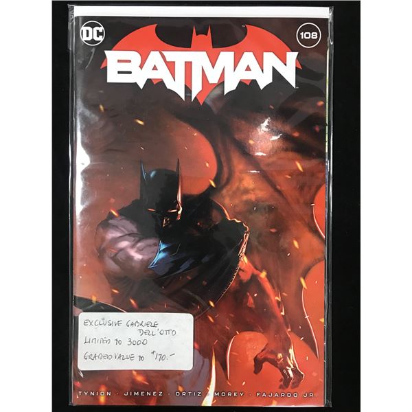 DC COMICS BATMAN NO.106 DEL OTTO EXCLUSIVE LIMITED TO 3000