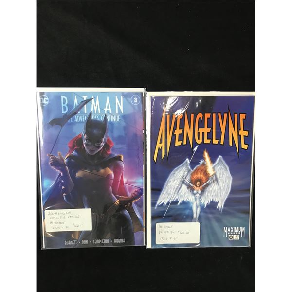 DC COMICS BATMAN/AVENGELYNE EXCLUSIVE VARIANT COMICS LOT