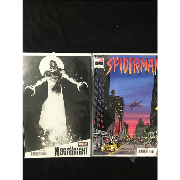 MARVEL COMICS SPIDERMAN/ MOONKNIGHT COMIC BOOK LOT