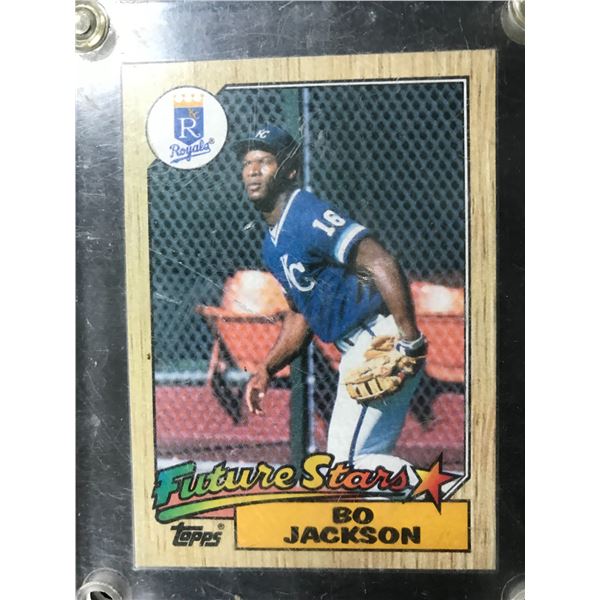 1987 TOPPS BO JACKSON FUTURE STARS ROOKIE CARD