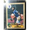 Image 1 : 1987 TOPPS BO JACKSON FUTURE STARS ROOKIE CARD