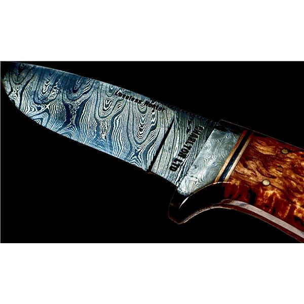 Damascus Loveless Hunter Knife