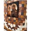 Image 1 : ONE-OF-A-KIND BIGHORN SHEEP QUILT CUSTOM MADE BY SUSAN MARTIN-COSTALES