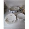 Image 2 : Lot assorted Dishware (plates, tea cups, some federal glass & Ludgate dishes)