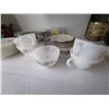 Image 4 : Lot assorted Dishware (plates, tea cups, some federal glass & Ludgate dishes)