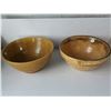 Image 1 : 2 antique 10"diameter stoneware bowls