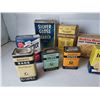 Image 2 : Lot of assorted antique spice tins