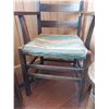 Image 4 : 2 Antique Wooden Chairs