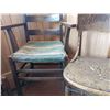 Image 6 : 2 Antique Wooden Chairs