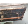 Image 3 : Antique 1800's Steamer Trunk (36.5"x21"x15.75")