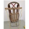 Image 1 : Vintage Wooden & Tin sled (33"long)