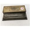 Image 2 : Brass & Tin Calgary Pen holder (has compartments) Quigley Agencies