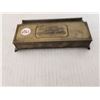 Image 5 : Brass & Tin Calgary Pen holder (has compartments) Quigley Agencies