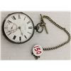 Image 1 : J.W. Benson Silver pocket watch