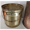 Image 4 : Antique Creamer Can + Peanut butter or Lard Tin pail
