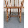 Image 3 : Antique Wooden Chair (Fir wood?) - 30.5"Hx 20.5"L